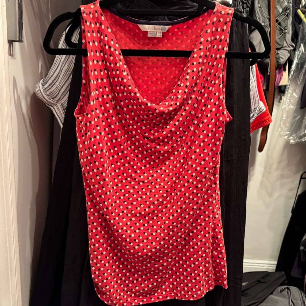 Super cute Boden cowl neck sleeveless top size 4